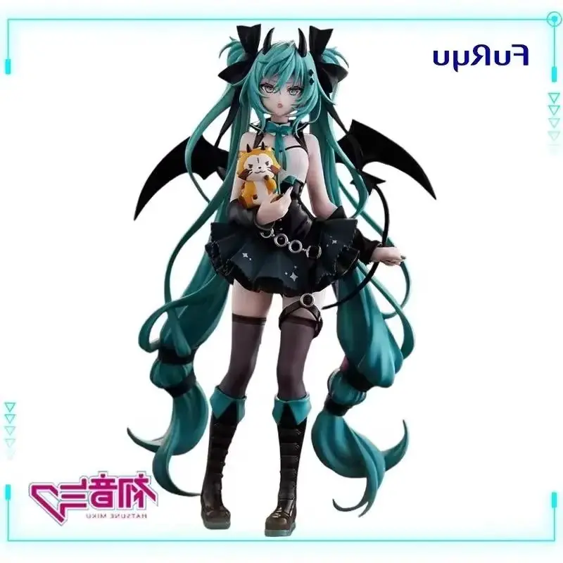 

FuRyu оригинальная фигурка Hatsune Miku Rascal The Raccoon Trio-Try-iT Devil 18 см аниме коллекции модель игрушечные фигурки подарок