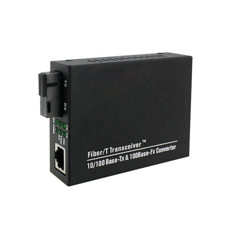 

Single Fiber Optic Media Converter, Ethernet Media Converter, 10 m, 100m SC, 40km, 1 Pair