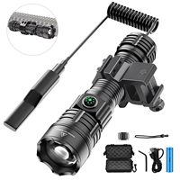 Super Flashlights Torches Ultra Powerful Flashlight USB Rechargeable Flash Light Night Scout Lights LED Zoom Tactical Lantern