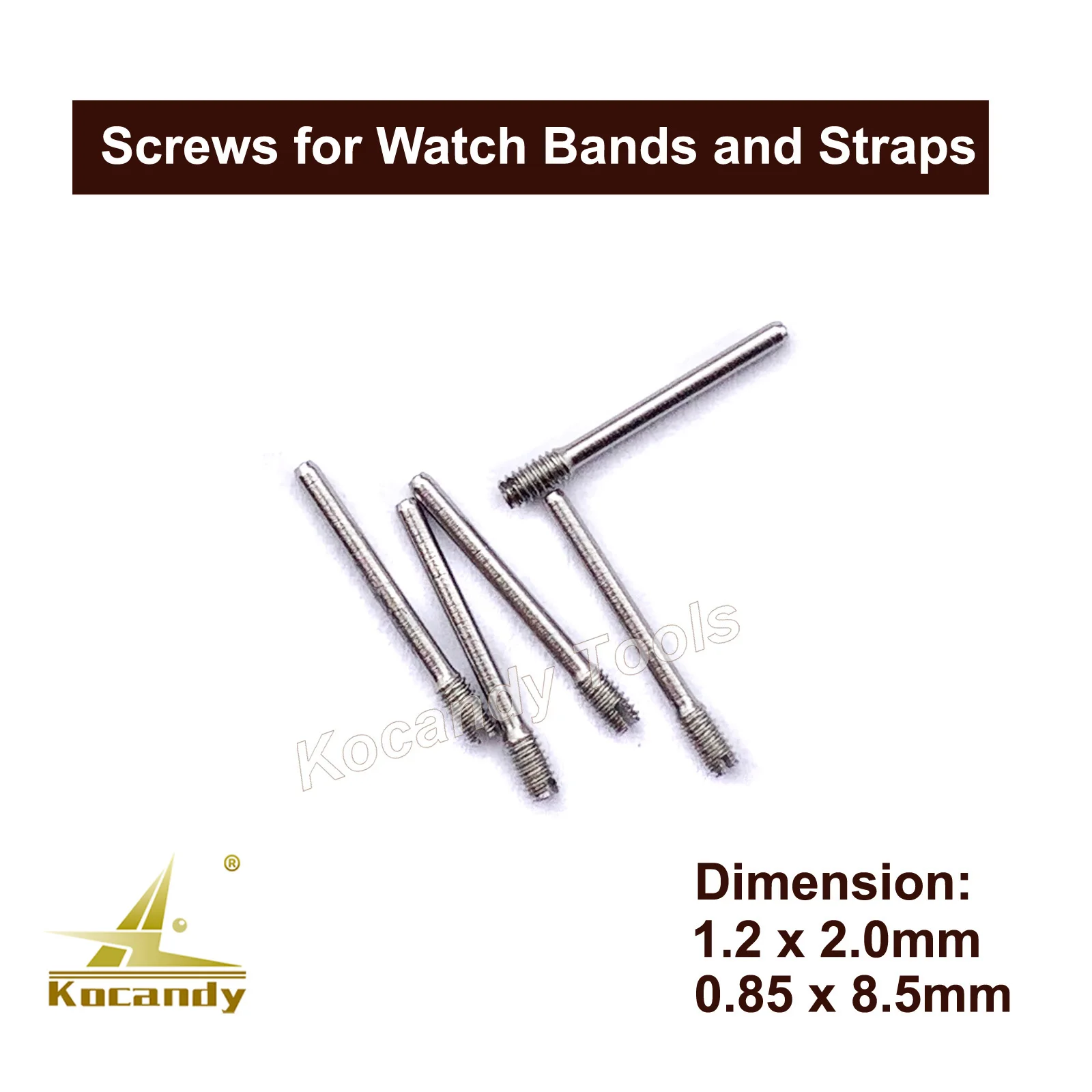 12 Sizes 60 pcs Screw Tube Rod for Metal Watch Band and Strap Stainless Steel  Repair Tools Watch Parts