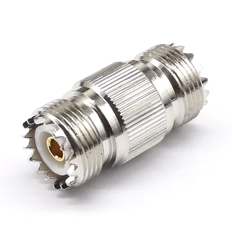 RF adapter SL16-KK UHF-KK M female straight-through head Female to female straight-through head All copper gold-plated needle
