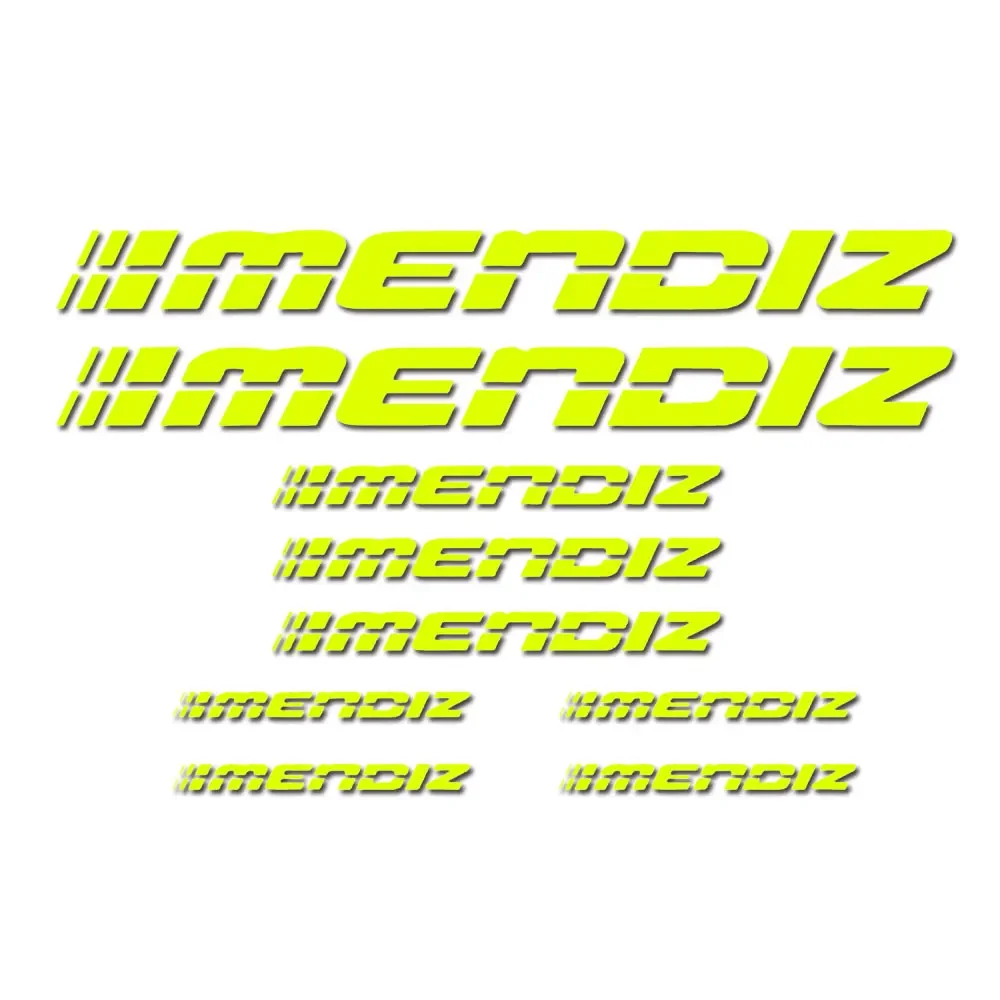 Kit For MENDIZ Bike Frame Vinyl Sticker Decals Any Colour