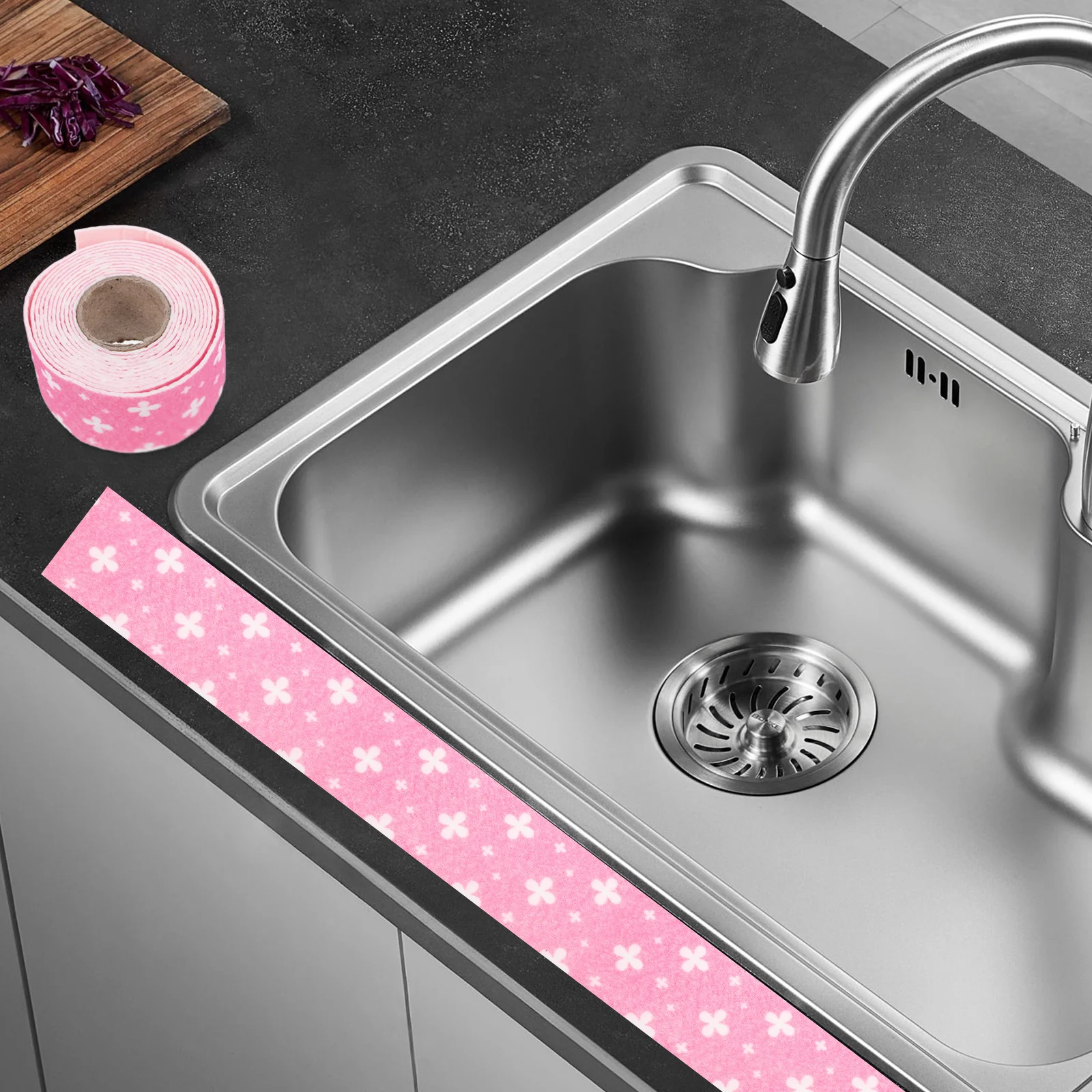 

1 Roll Kitchen Backsplash Waterproof Static Sticker No Residue Easy Clean Oil Proof Wallpaper Cabinet Shelf Drawer Decal