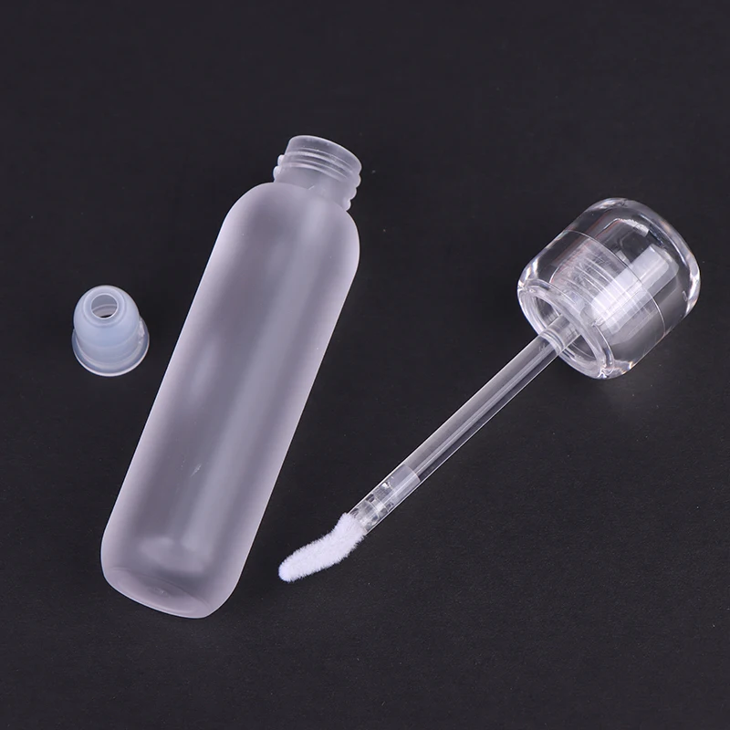 1 pçs vazio 3ml claro tubo de brilho labial recarregável mini garrafas de bálsamo labial recipientes de batom para viagens mulheres meninas maquiagem diy
