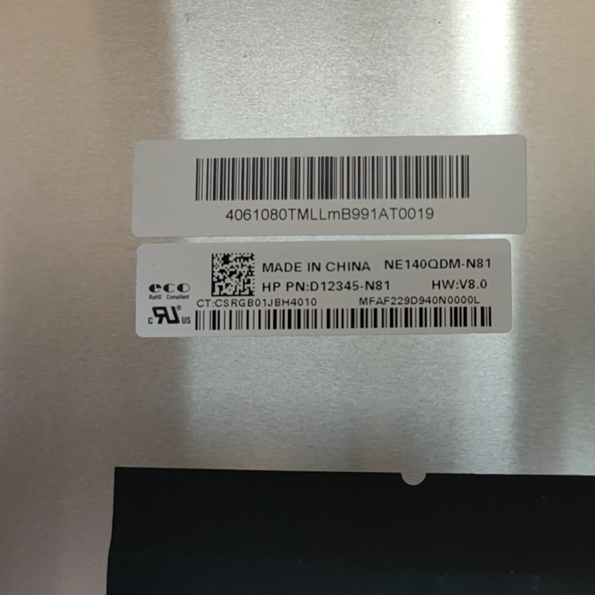 

NE140QDM-N81 New For LCD Screen 2560x1600 IPS LED Display Panel Matrix Replacement 14.0" Slim