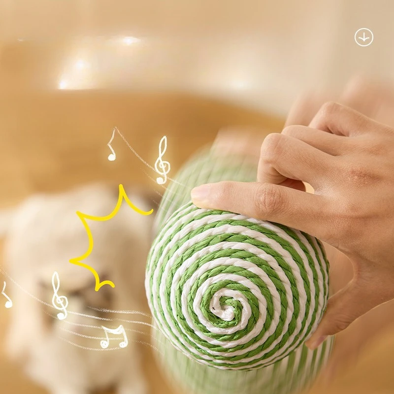 ألعاب القطط، كرات السيزال، أعواد إغاظة القطط، يمكن للقطط أن تستمتع بأنفسهم، طحن أسنانهم، طحن مخالبهم، ماكساوندز #3