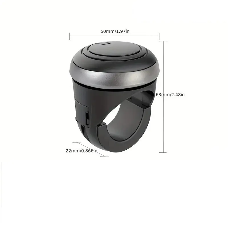 Drehender Lenkrad-Booster, Drehknopf, 360-Grad-Drehung, Metalllager, elektrischer Griff, kugelförmig