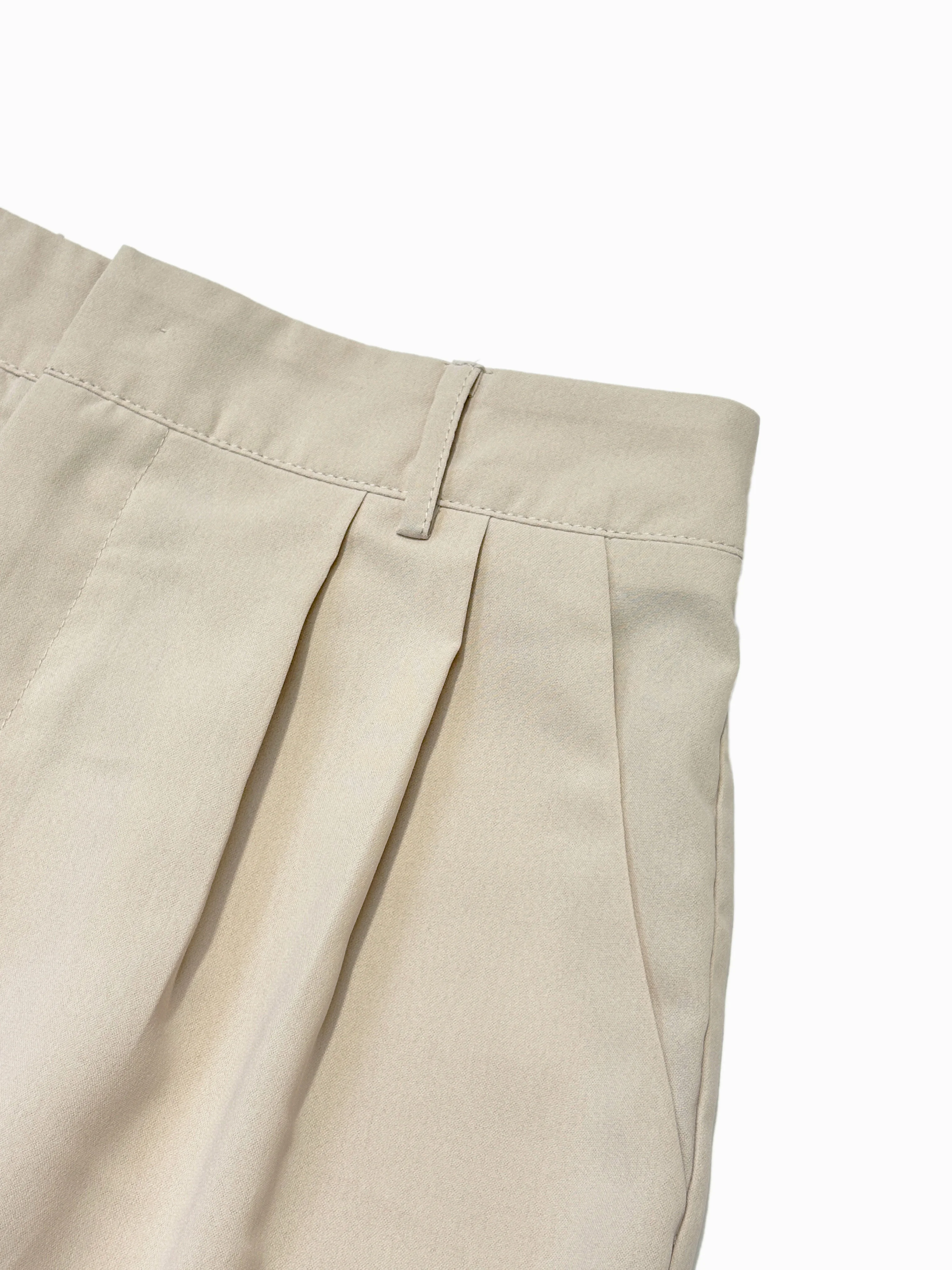 Women's Wide Leg Suit Pants, Elastic High Waist with Pockets, Casual Loose Commuter Trousers, Comfortable Fashion Long Pants