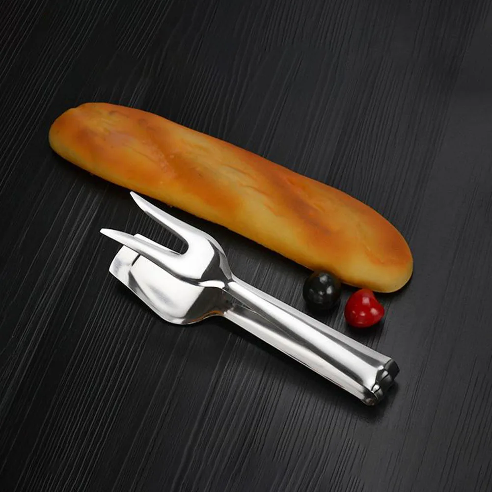 

2Pcs Stainless Steel Food Tongs Salad Pasta Bread Clips for Home Party Wedding Buffet Bread Clip Food Clip