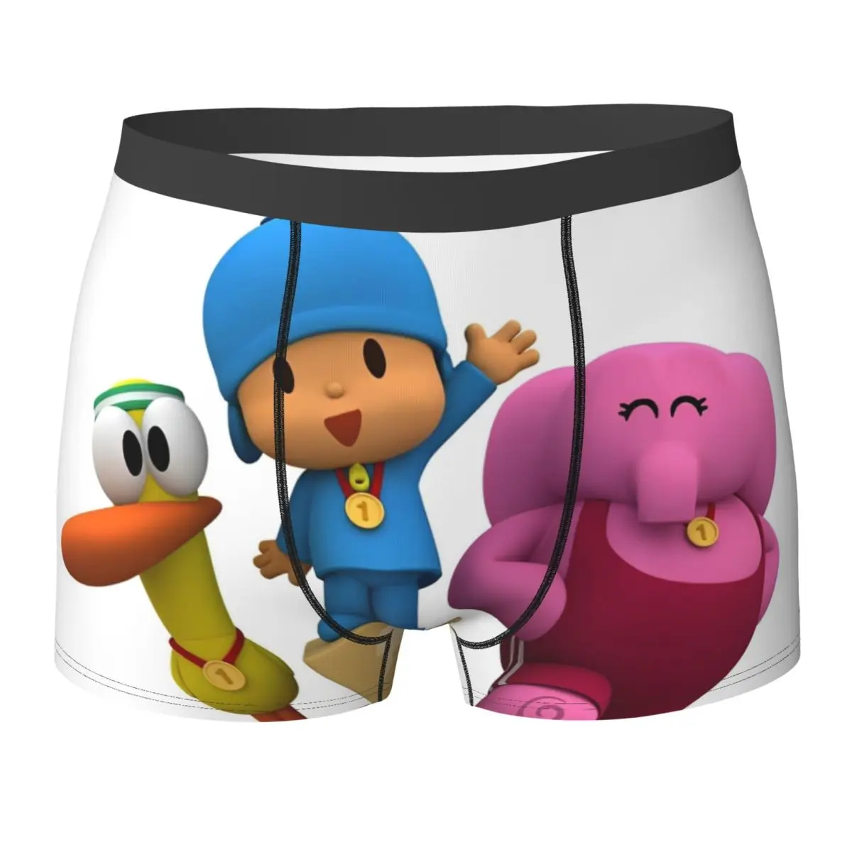 

Plush Dolls P-POCOYO Underwear Print Boxershorts High Quality Men's Underpants Comfortable Boxer Brief Gift