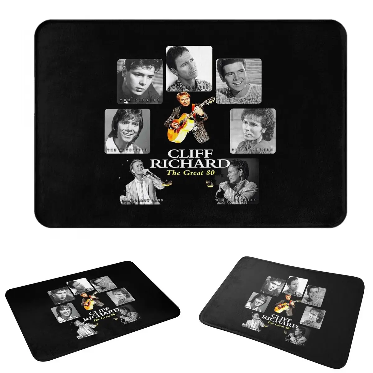American Legend Singer Actor Cliff Richard Doormat Durable Carpet Rug Kitchen Entrance Home Floor Mat for Bedroom Footpad Mats