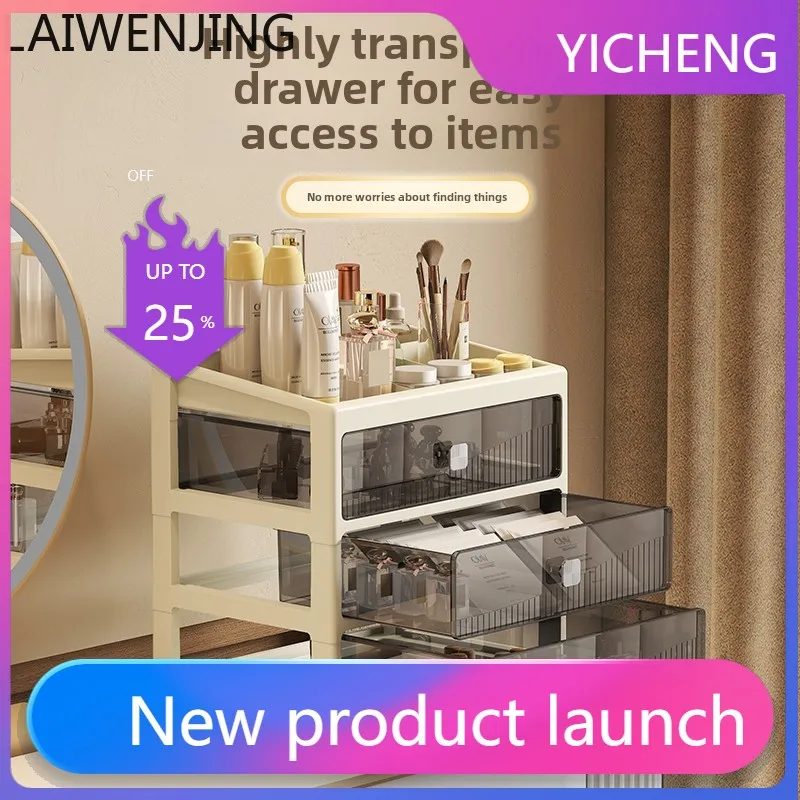 

LYY Drawer Desktop Storage Box Organizing Artifact Desk Locker