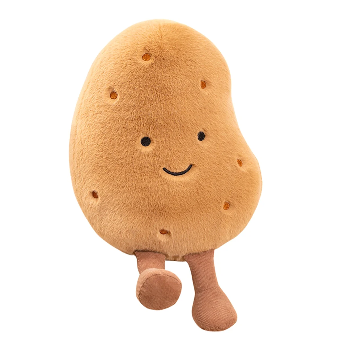 Large Potato Stuffed Animal - Kawaii Potato Plush - Plushy and Squishy Food Pillow Toy - Cute Plushie Toys Gift A