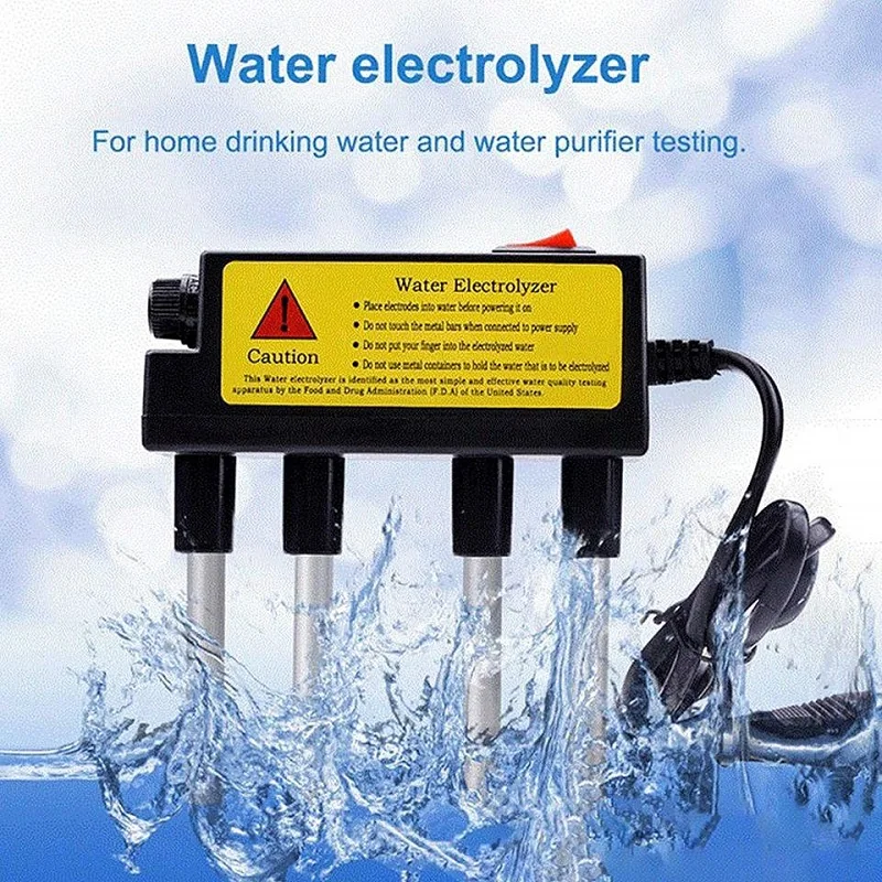 

Water quality analysis electrolyzer