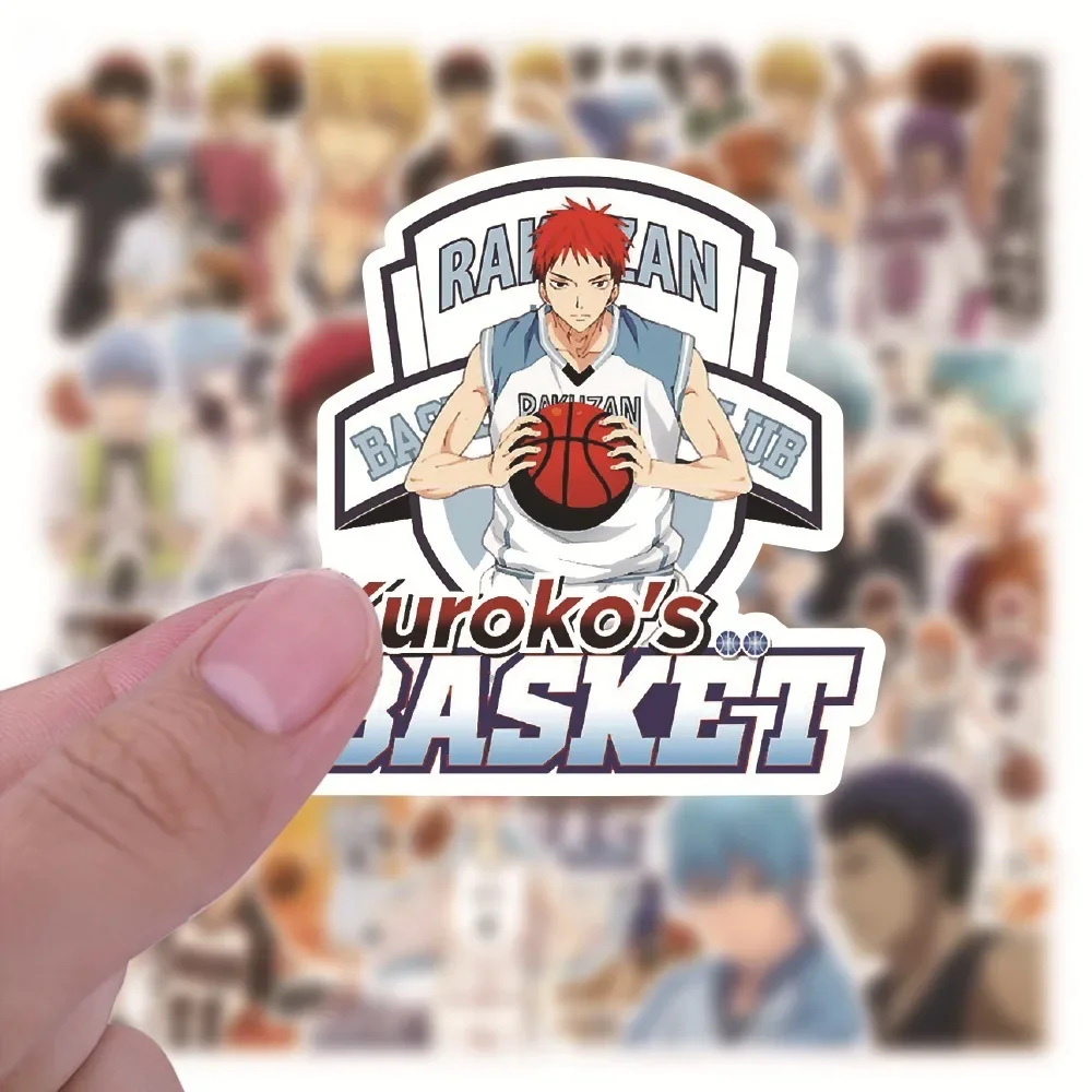 50PCS Japanese Classic Anime Basketball HD Pattern Stationery Stickers Luggage Laptop IPad Journal Skateboard Wholesale Decals