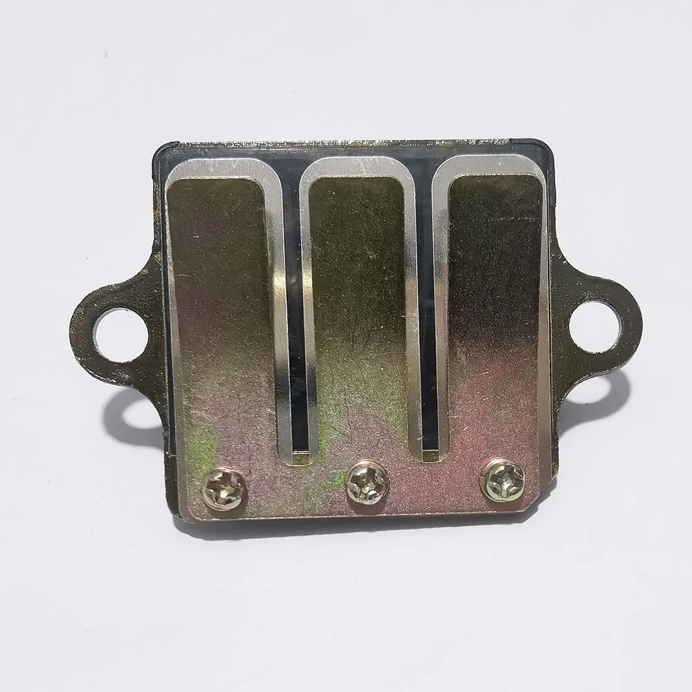 Intake Reed Valve Block With Petals Membran Assy For Suzuki 100cc AX 100 Two-Stroke Moped Scooter Valves Motorcycle