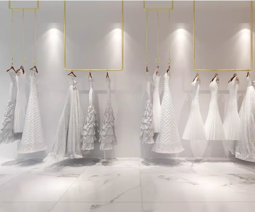 

HangerClothing Store Display Rack Wall Hanger Men's And Women's Clothing Store Display Rack Hanging Hanger Ceiling Hanging Shelf
