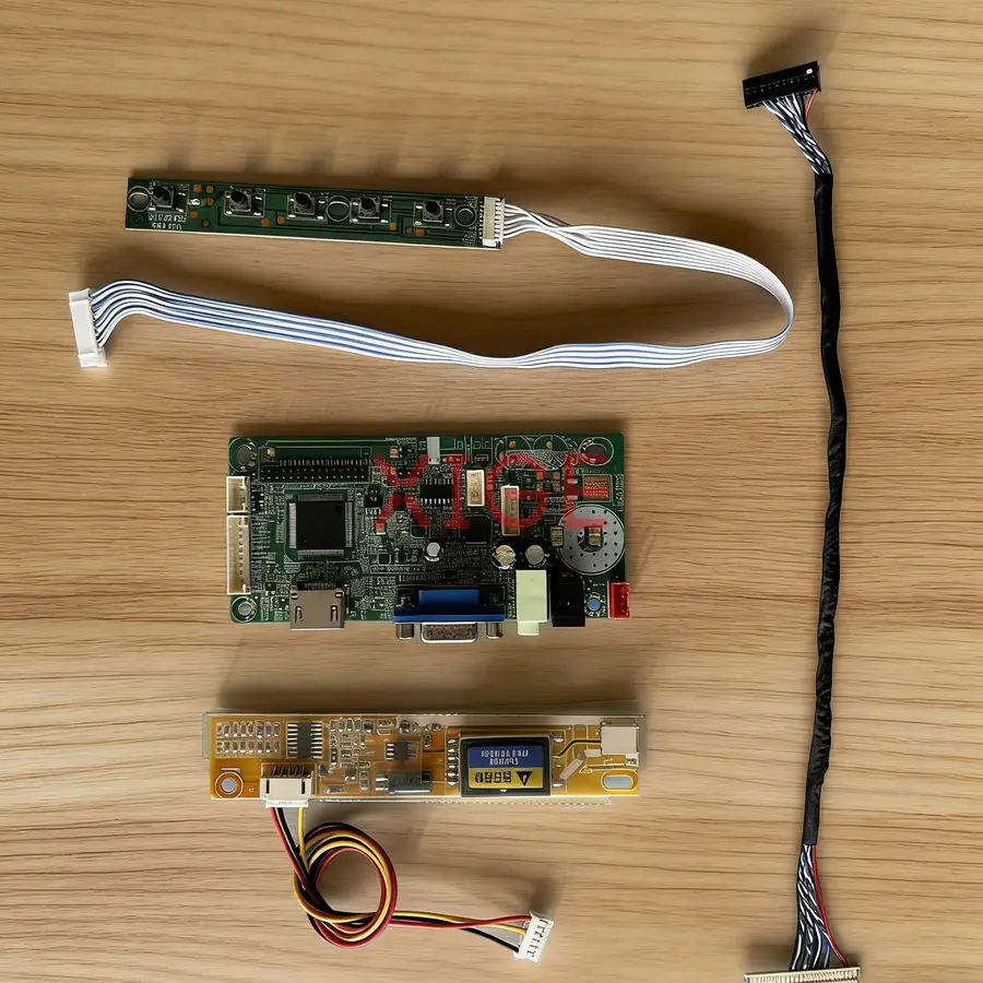 

Плата контроллера привода подходит для CLAA154WB03 CLAA154WB05 CLAA154WB04 CLAA154WB08 30-контактный LVDS VGA + HDMI 1280x800 1280*800 1-CCFL Kit DIY