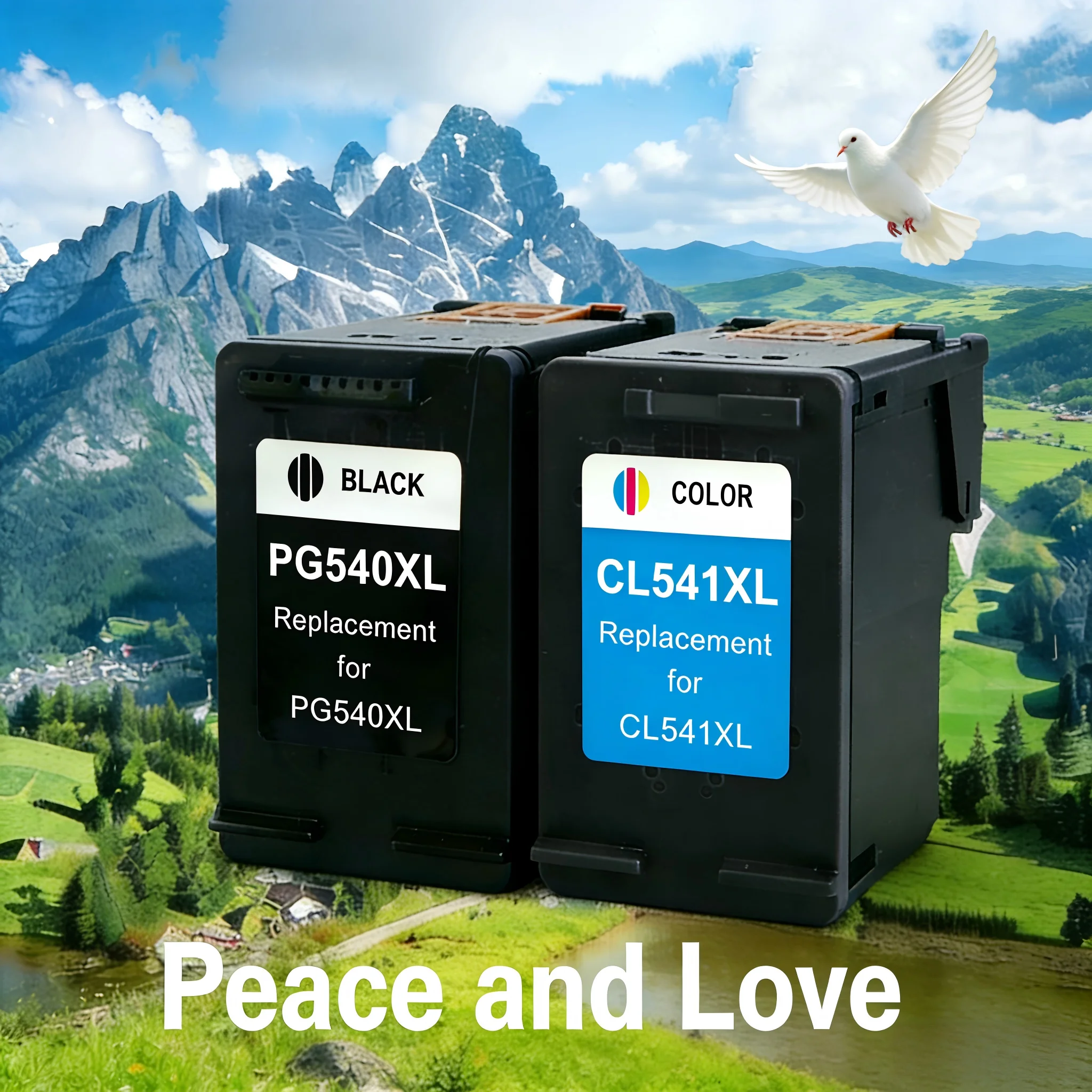 BAIINK PG-540 XL CL-541 XL remplacement pour Canon 540 541 PIXMA MG3650 MG3550 MG4250 MG3650S MG3600 MX475 MG2150 MG3150