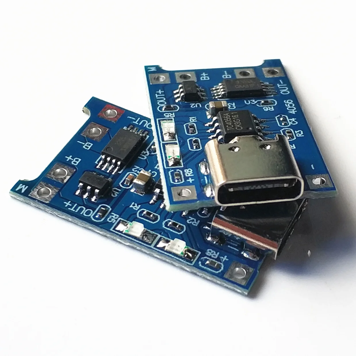 TP4056 1A Lithium Battery Charging Board Module TYPE-C USB Interface Charging Protection Two In