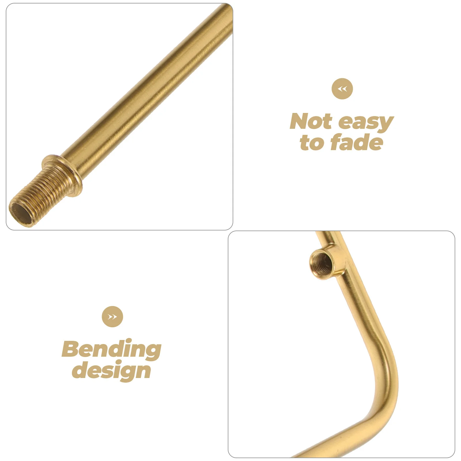 

1pcs Curved For Table Lamp Repair Replacement Iron Diy Lighting Fixture Accessory Desk Lamp Making Part