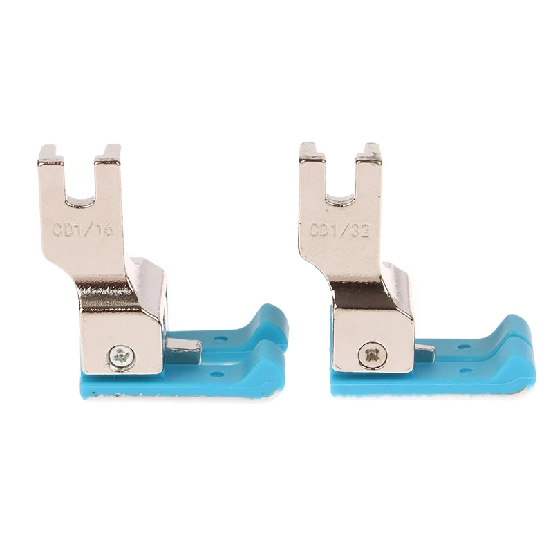 1Pc CD1/32'' 1/16'' Industrial Sewing Machine Plastic Double Compensating Presser Foot Lockstitch Sewing Machine Standard Foot