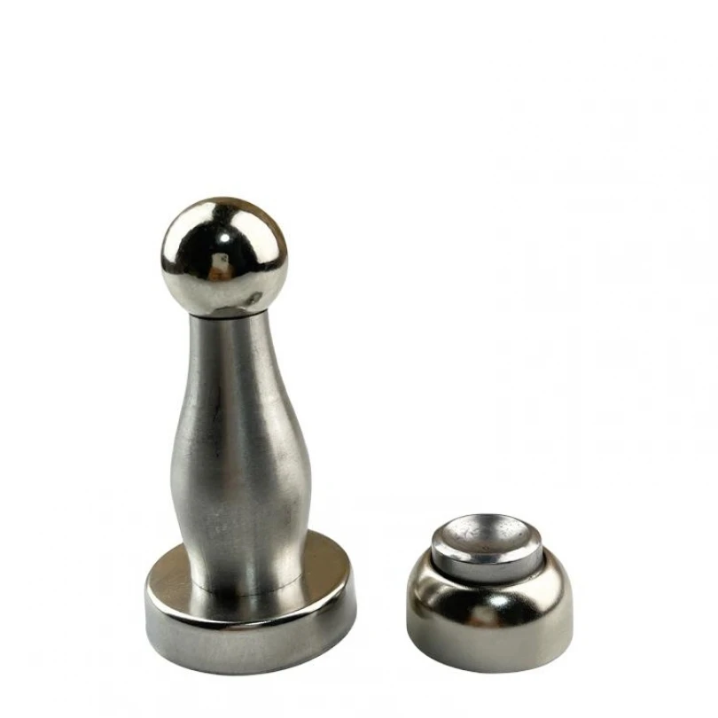 Fermaporta fermaporta magnetico per impieghi gravosi fermaporta in acciaio inossidabile spazzolato Hardware per porte per diversi tipi di porte