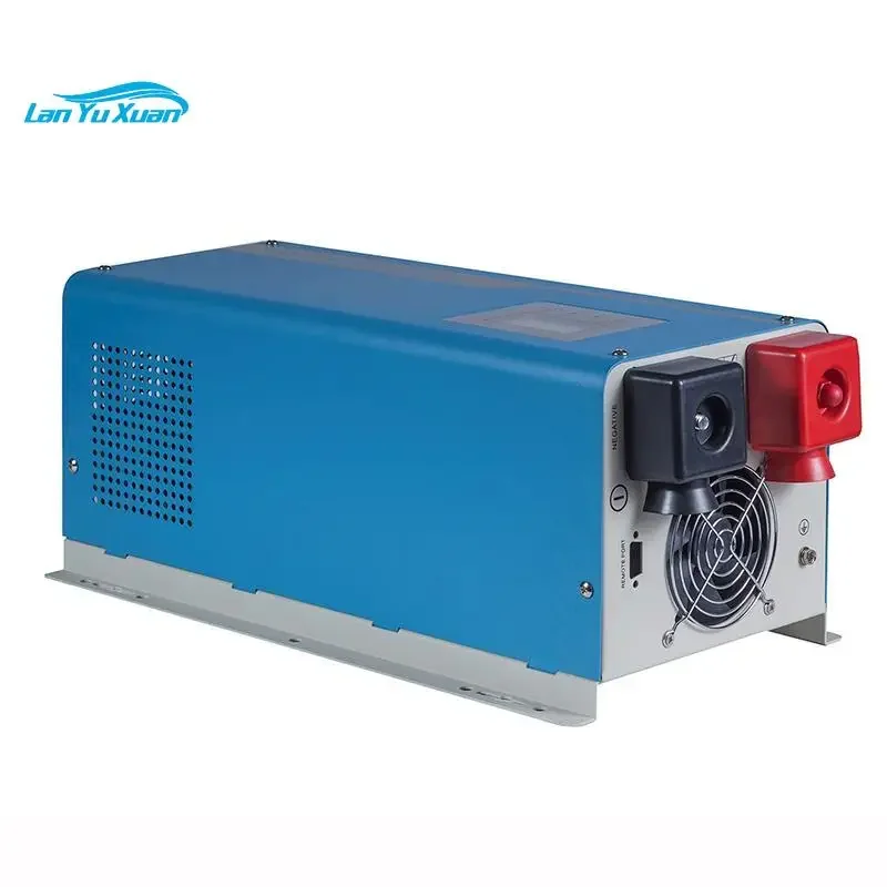 8000W solar inverter DC to AC converter 48V or 96V to 120V 220V 230V with charger to battery lead acid GEL etc