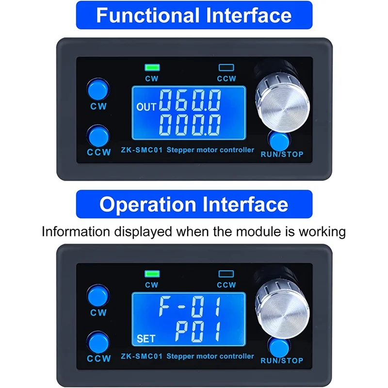 HDディスプレイ付きの調整可能なステッピングモーター制御モジュール,nema42,nema57モーターコントローラー,DC 5-30V, CNC
