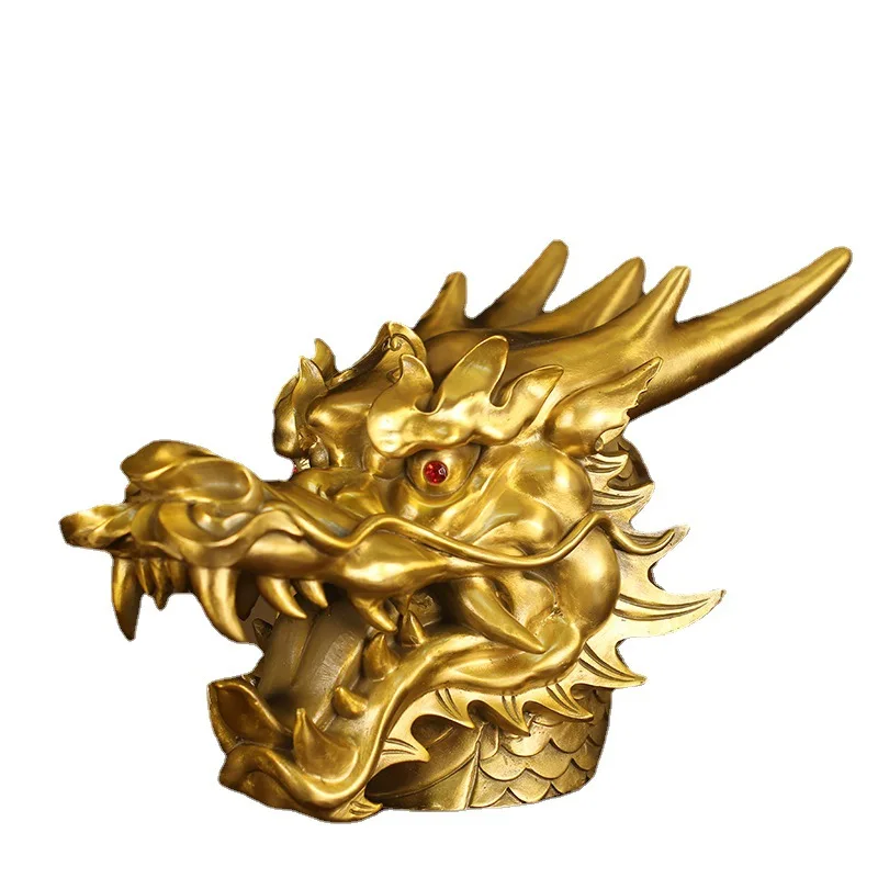 Brass large faucet ornament Seiko zodiac dragon head