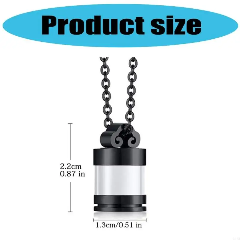 Q39B Memorial Cremation Urn Jewelry Pet Cremation Jewelry Ashes 목걸이 창조적 인 애완 동물 화장 보석 URN 목걸이