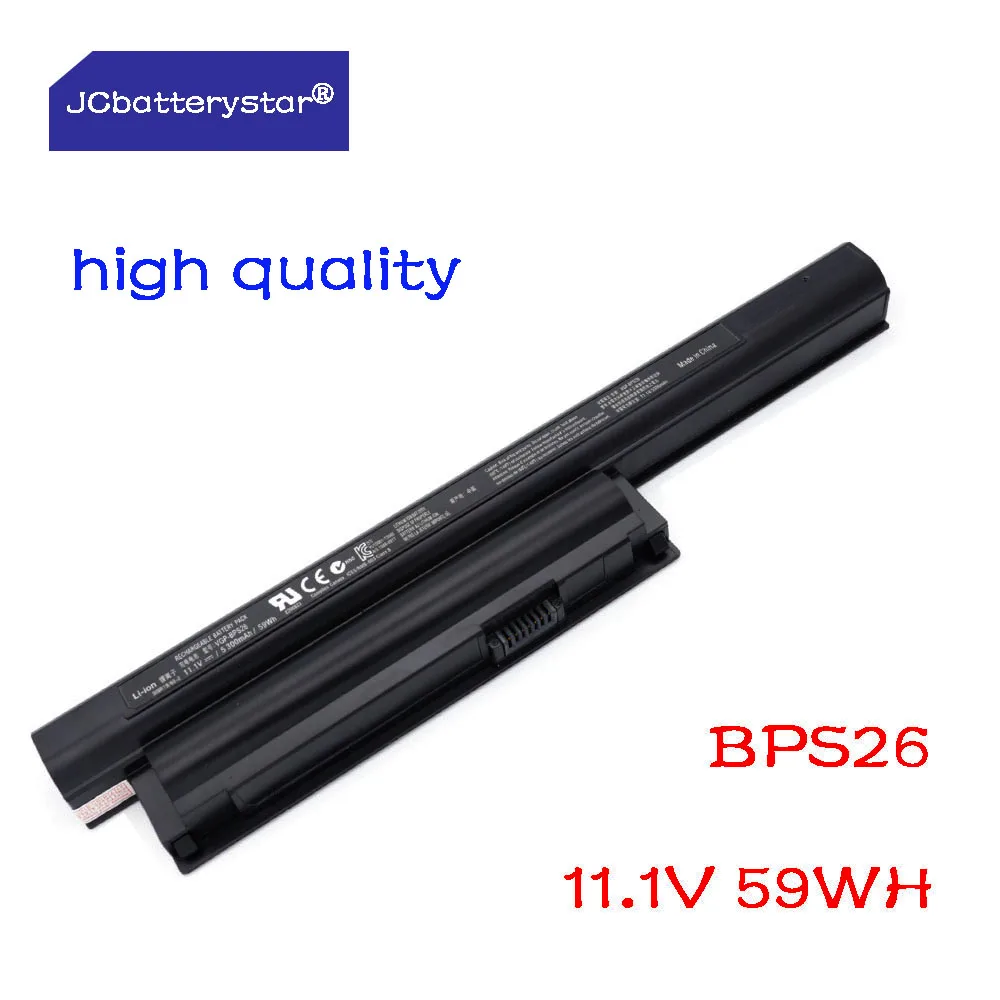 Jc-nova Bateria do Portátil para Sony Vaio Bps26 Vgp-bpl26 Vgp-bps26 Vgp-bps26a Sve14a Sve15 Sve17 Vpc-ca Vpc-cb Vpc-eg Vpc-ec