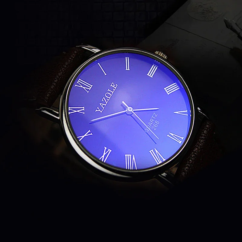 Yazole Men Watches Fashion Simple Men Watches Roma Dial Quartz Wrist Watch Mens Dropshipping 2022 New Arrivals mannen horloge