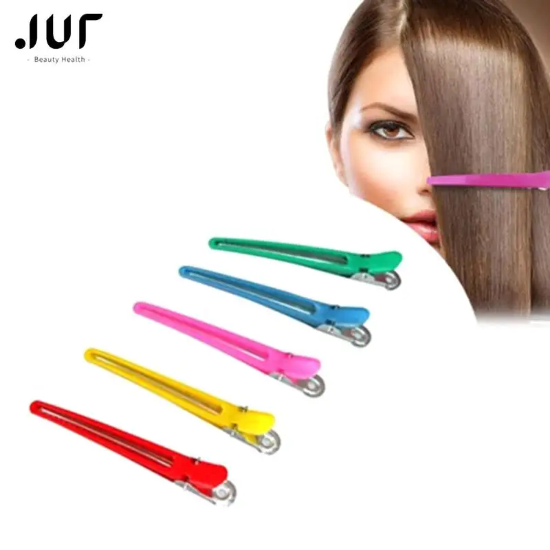 10Pcs/lot Salon Hairpins Dedicated Section Grip Hair Clip Plastic Hairdressing Braiding Hair Pins Styling Tool Barrette Hairclip