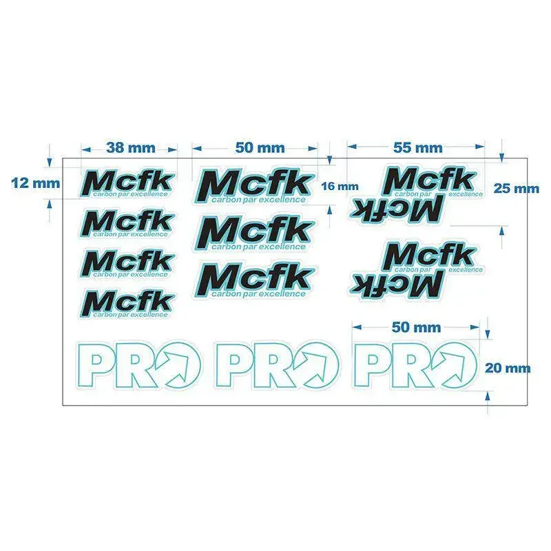 Bicycle Decor Stickers, Custom Decals for Seat Post Handlebar Front Fork, Anti-Scratch Vinyl Sticker for Road Bike MTB