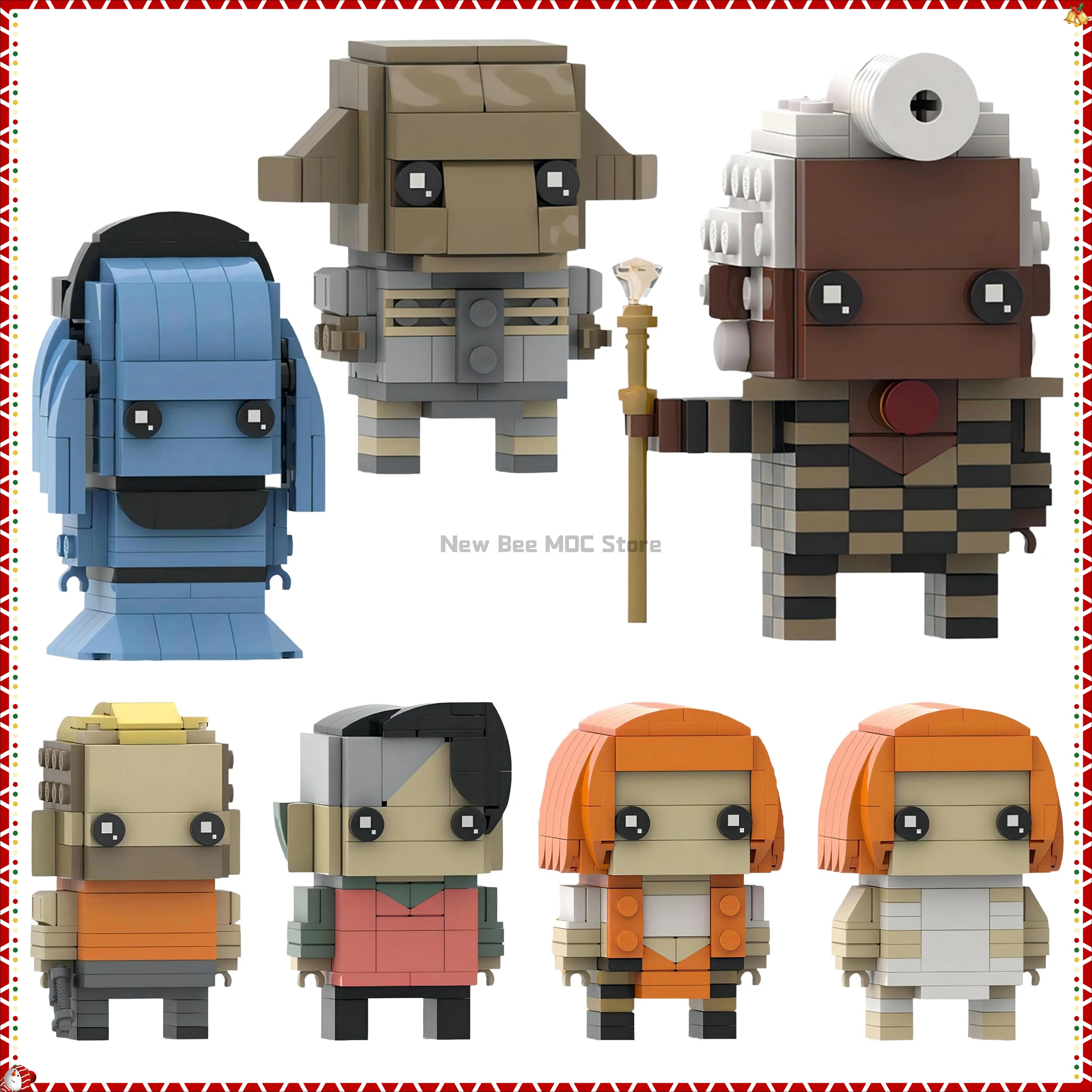 

MOC Classic Movie Action Figurer Building Blocks Set Element Fifth Korben Dallas Mini Brickheadz Model DIY Kid Toy Birthday Gift