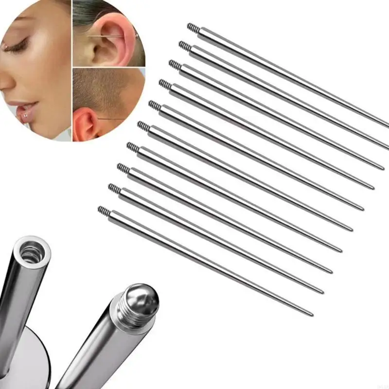 Sturdy Stainless Steel Piercing Tool Tapered Bead Collector Jewelry Changing Aid 964A