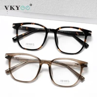 VICKY, nueva moda, diseño Retro Simple, gafas de lectura con montura grande para mujer, gafas antiluz azul, prescripción personalizable H1050B