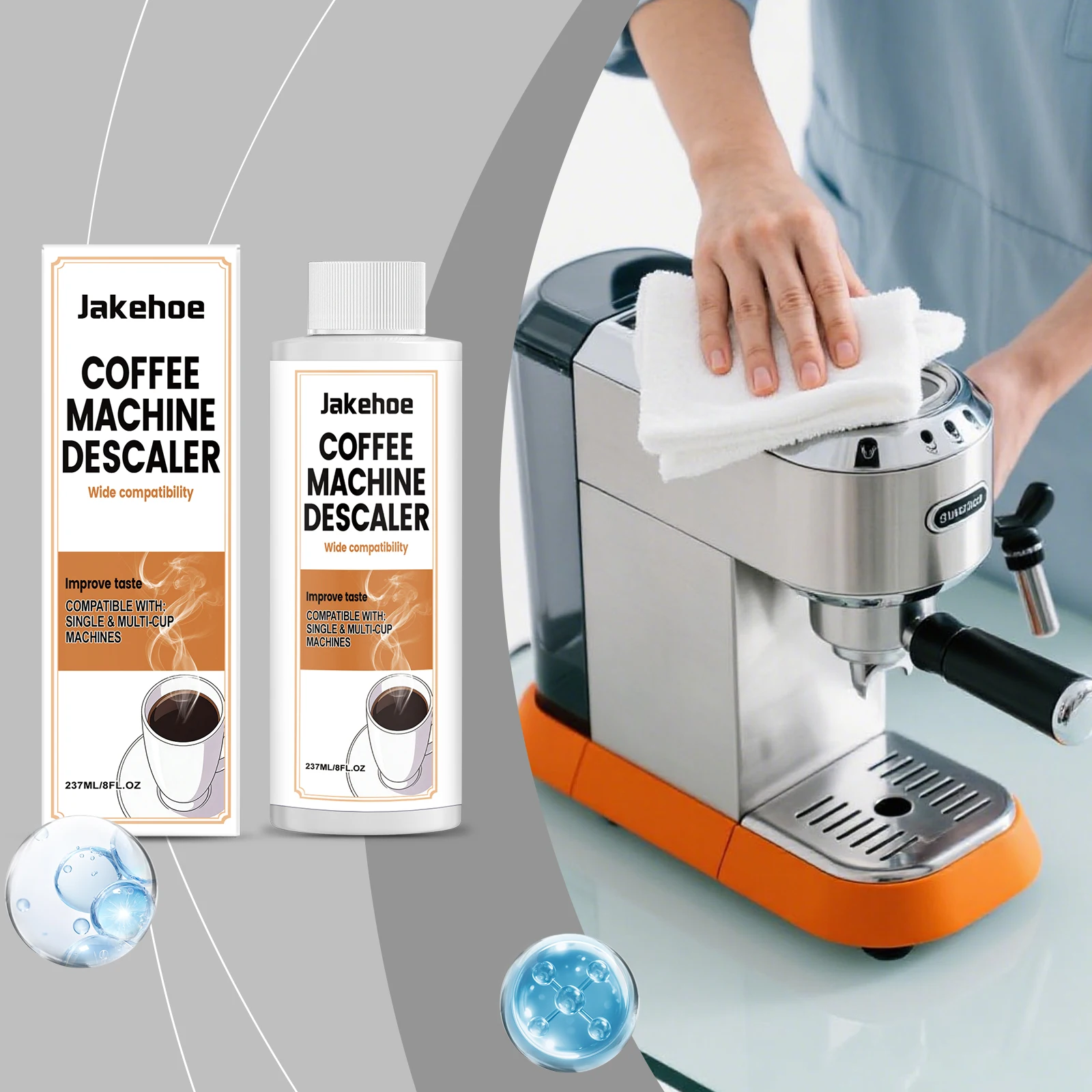 Coffee Machine Descaling Agent, Cleans And Removes Dirt And Stains, Easy To Rinse, Suitable For All Types Of Coffee Machines