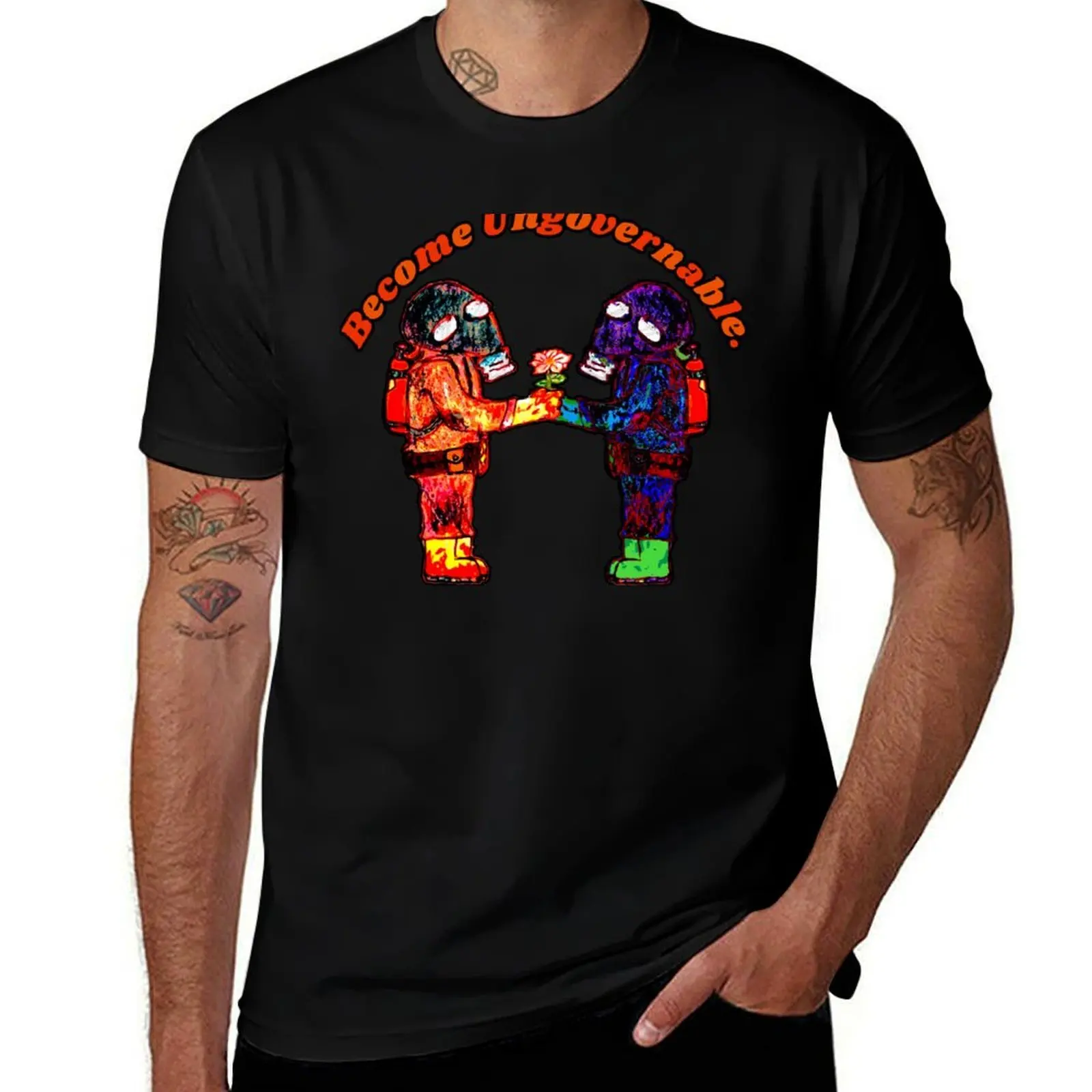 Devenez ungouvernable. T-shirt classique imprimé à manches courtes