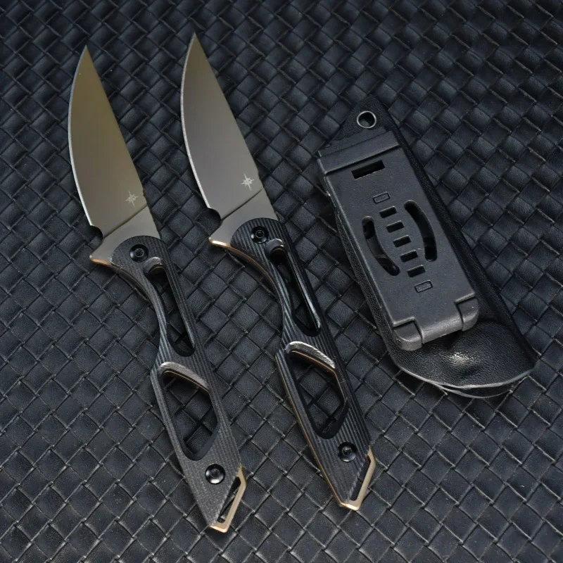 

NEW M390 G10 handle Tactical Knives,Camping Outdoor Rescue Knife Survival Pocket Knives EDC Tool Overall steel material