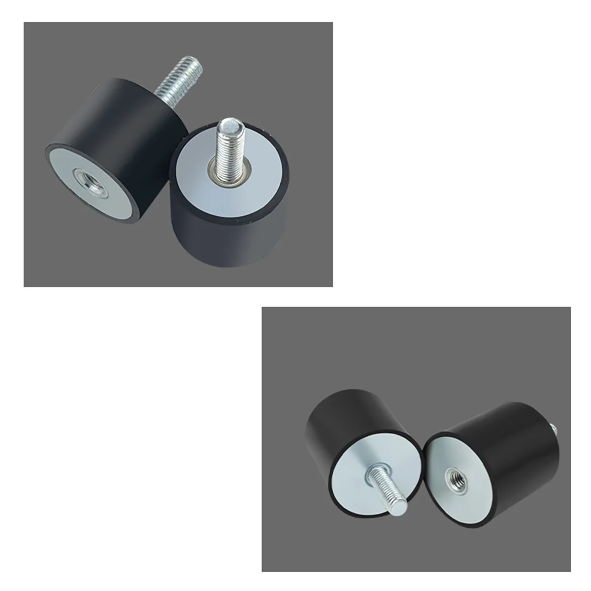 VD Tipo Rubber Shock Absorber, Inner e Outer Threads