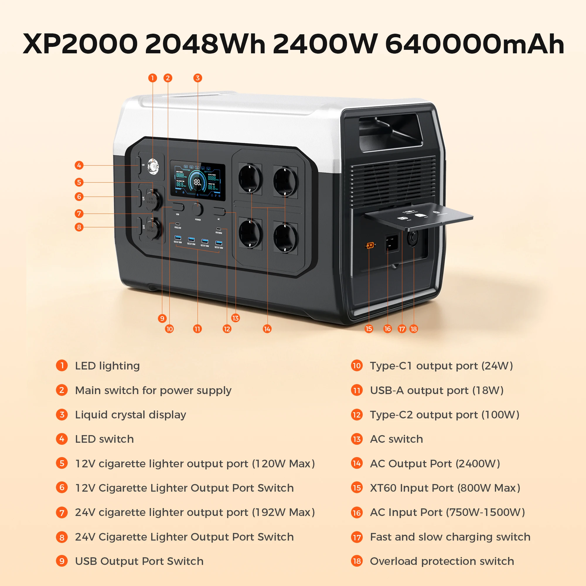 Портативная электростанция CTO – обзор и цена Ups Power Supply Outdoor