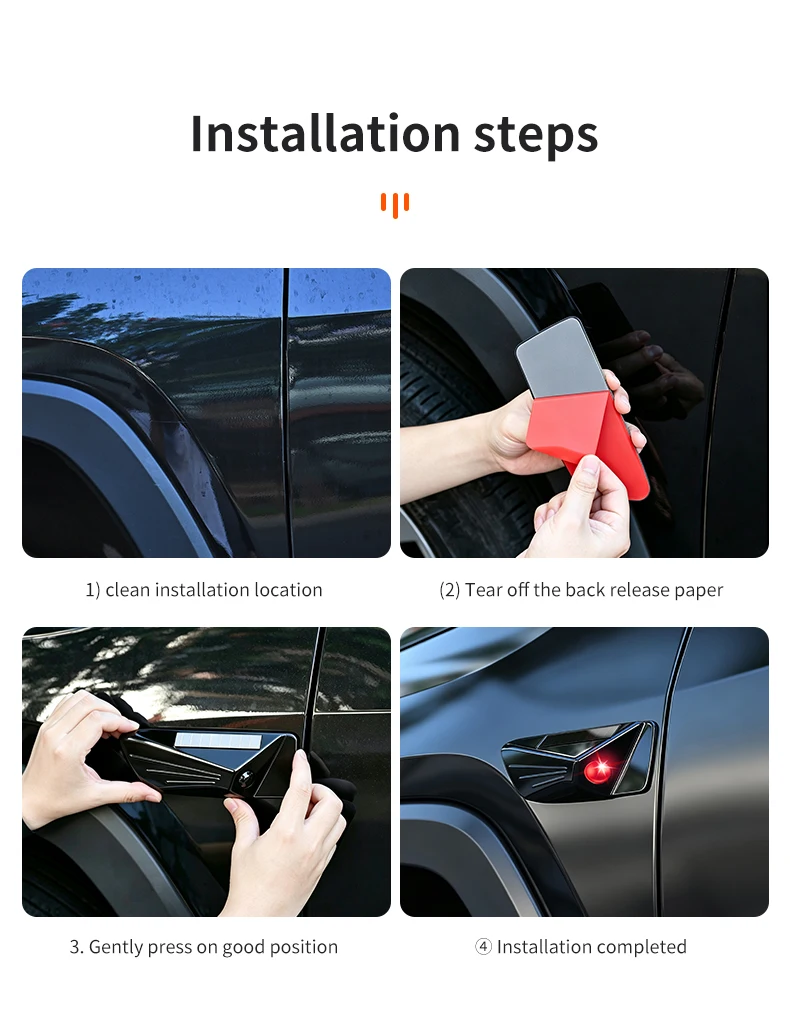 Solarbetriebenes Auto-LED-Simulations-Wachmodus-Licht mit Blatt-Panel zur Überwachung und Diebstahlsicherung, universelle Modifikation – Detail 13