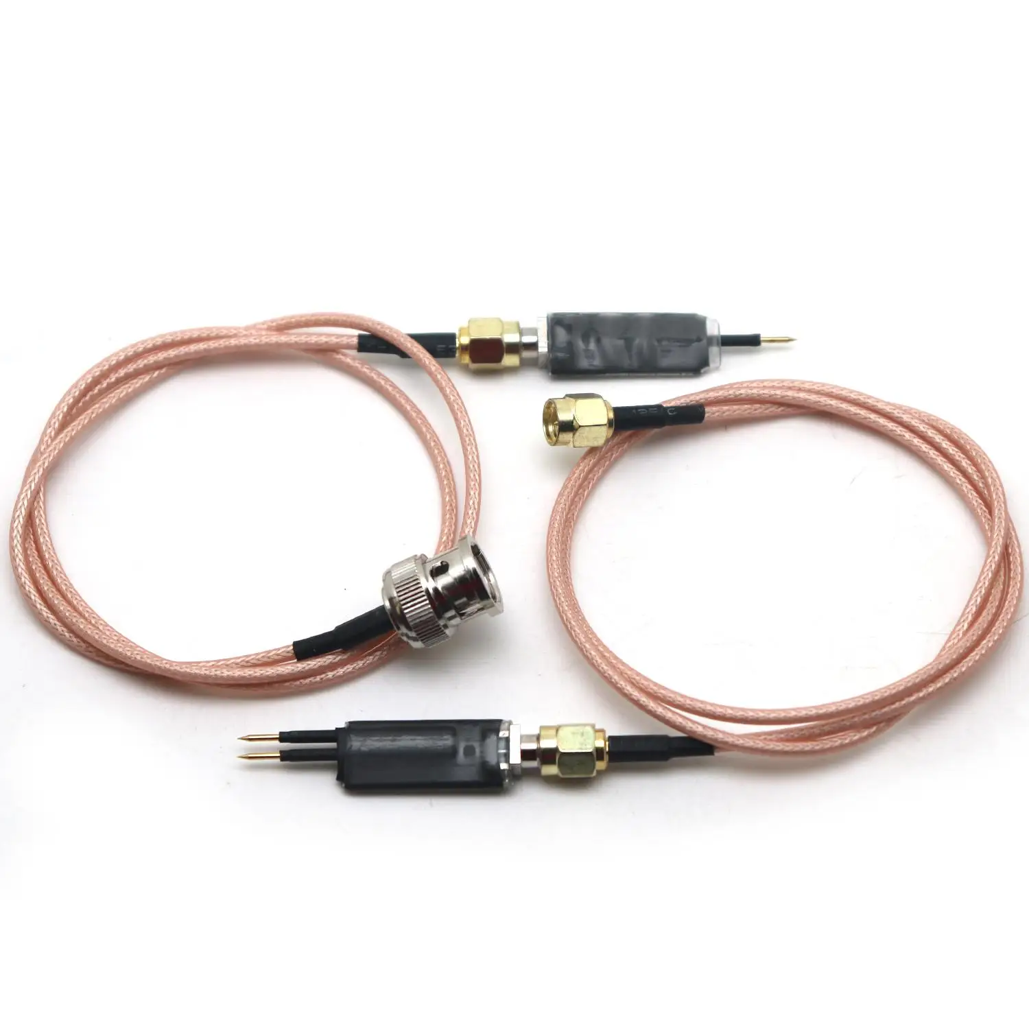SMA-zu-Sondenadapter 1/2-Pin - HF-Testkabel SMA/BNC für Spektrumanalysator, Signalfehlersuche, Reparatur, Amateurfunk – Detail 4