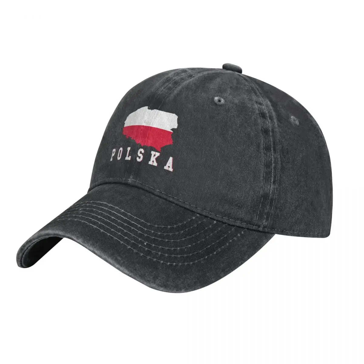 

Polska Flag Of Poland Country Outline Cowboy Hat derby hat Hat Beach Gentleman Men's Caps Women's