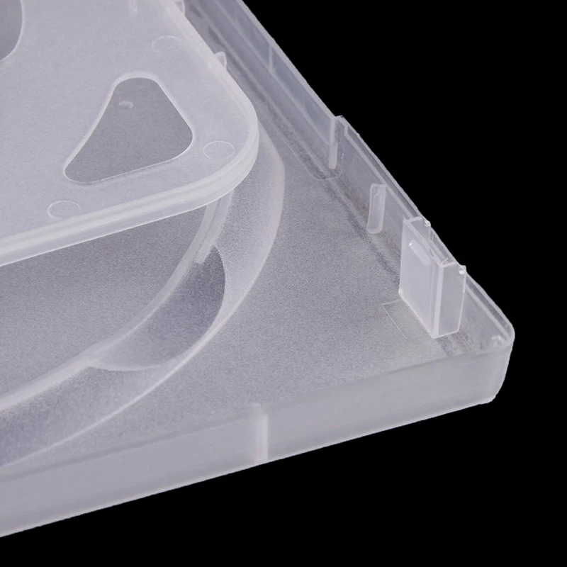 High Quality Empty CD Case PP Plastic Milky Transparent CD Case CD Case Capacity 4-8 Discs