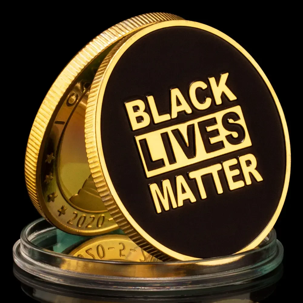 I Cant Breathe George Floyd Collectible Gold Plated Commemorative Coin Black Lives Matter Collection Art Souvenir Coin