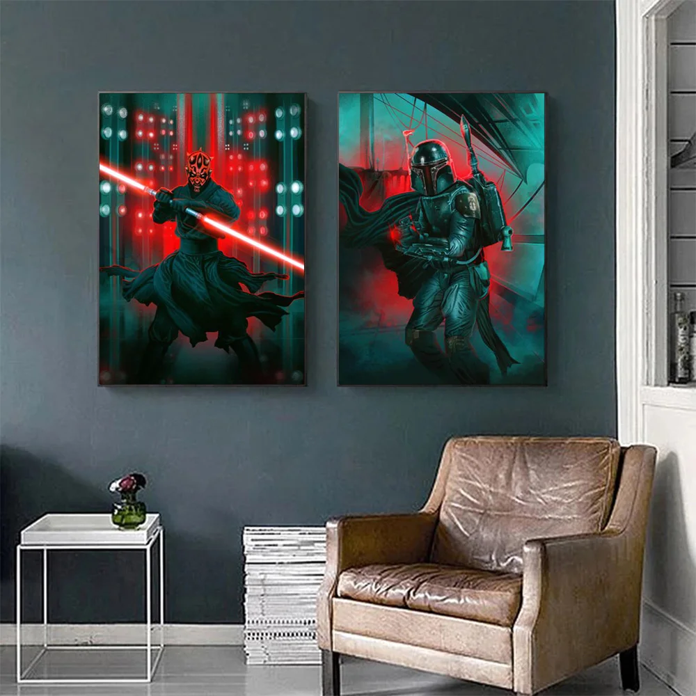 Popular Movies Star Wars Villains Collection Prints Poster Canvas Painting Modern Wall Art Pictures Living Room Home Decor