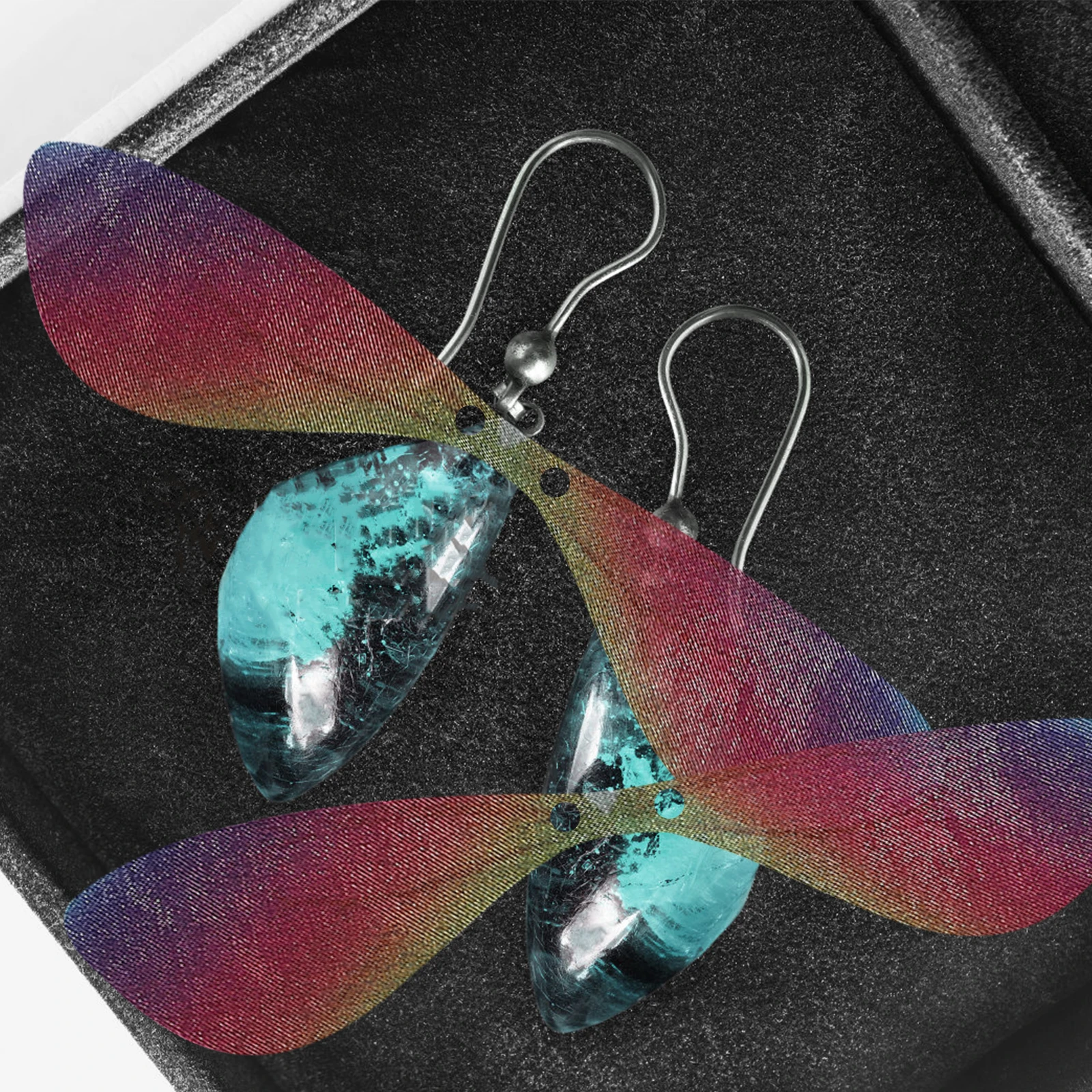 

100Pcs Artificial Butterfly Wing Accessories Unique Design for Handmade Earrings Brooches and Decorations